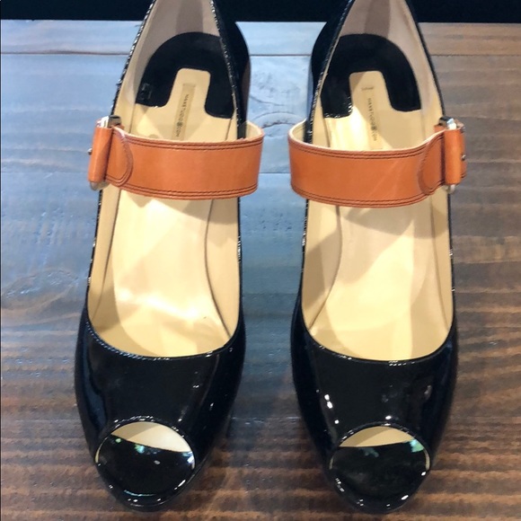 Max Studio Size 9 1/2 black Patent Leather Heels - Picture 2 of 8